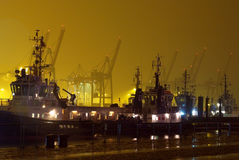 Schlepper im Hamburger Hafen