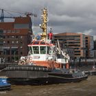 Schlepper im Hamburger Hafen