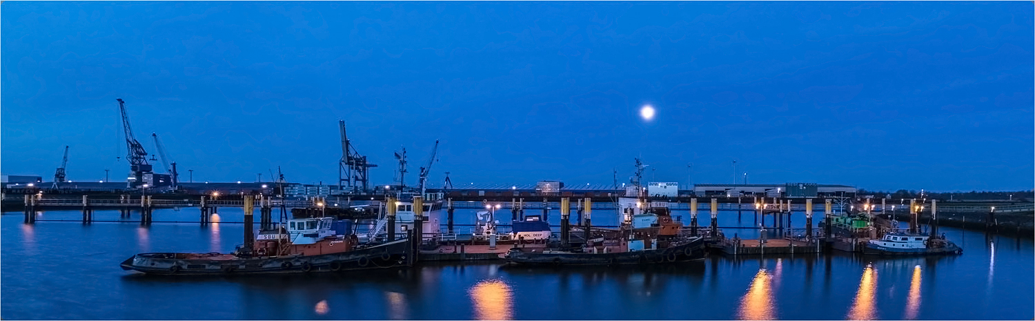 Schlepper im Industriehafen Bremen