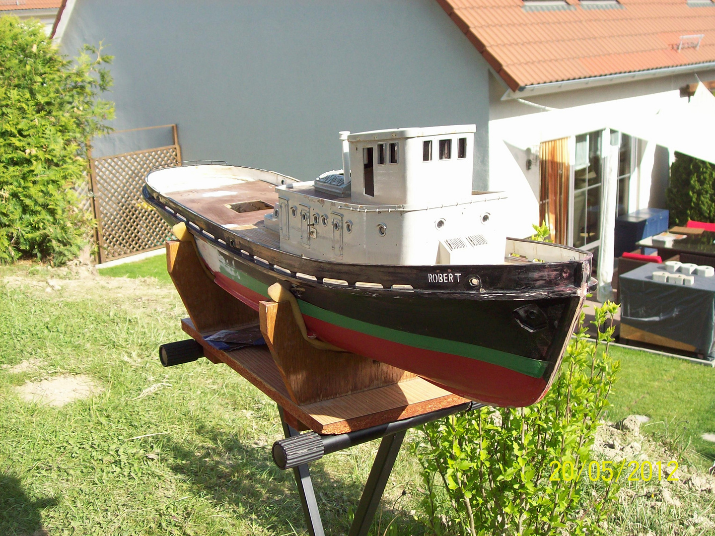 Schlepper im Rohbau