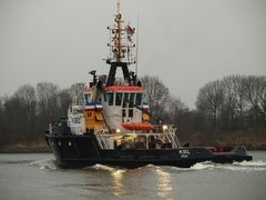 Schlepper KIEL auf dem Nord-Ostsee-Kanal