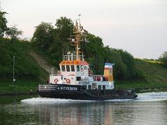 Schlepper KITZEBERG auf dem Nord-Ostsee-Kanal