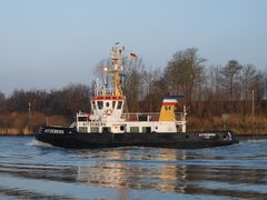 Schlepper KITZEBERG auf dem Nord-Ostsee-Kanal