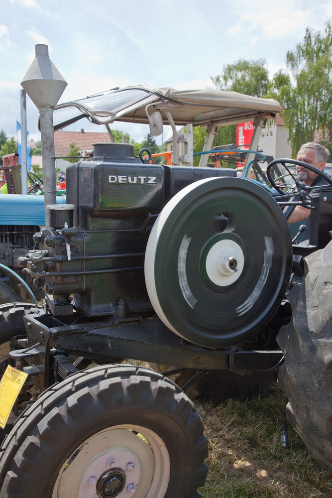 Schleppertreffen Bockschaft 2009 (5) - Deutz Wasserverdampfer