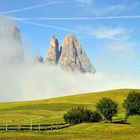 Schlern im Nebel