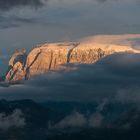 Schlern in Wolken