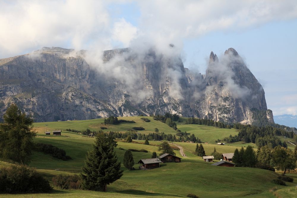 Schlern und Santnerspitze