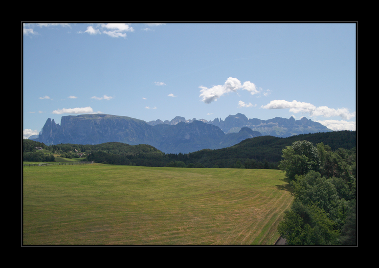 Schlern vor Rosengarten