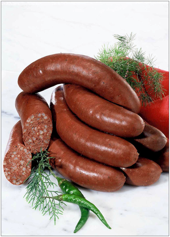 Schlesische Graupenwurst