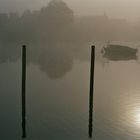 Schleswig an der Schlei im Nebel