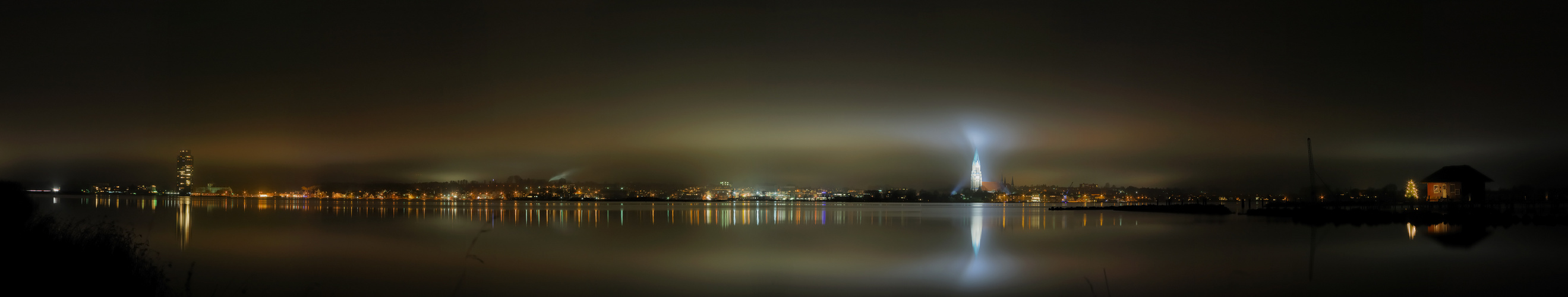 Schleswig bei Nacht von Henk Schmidt-Bergemann 