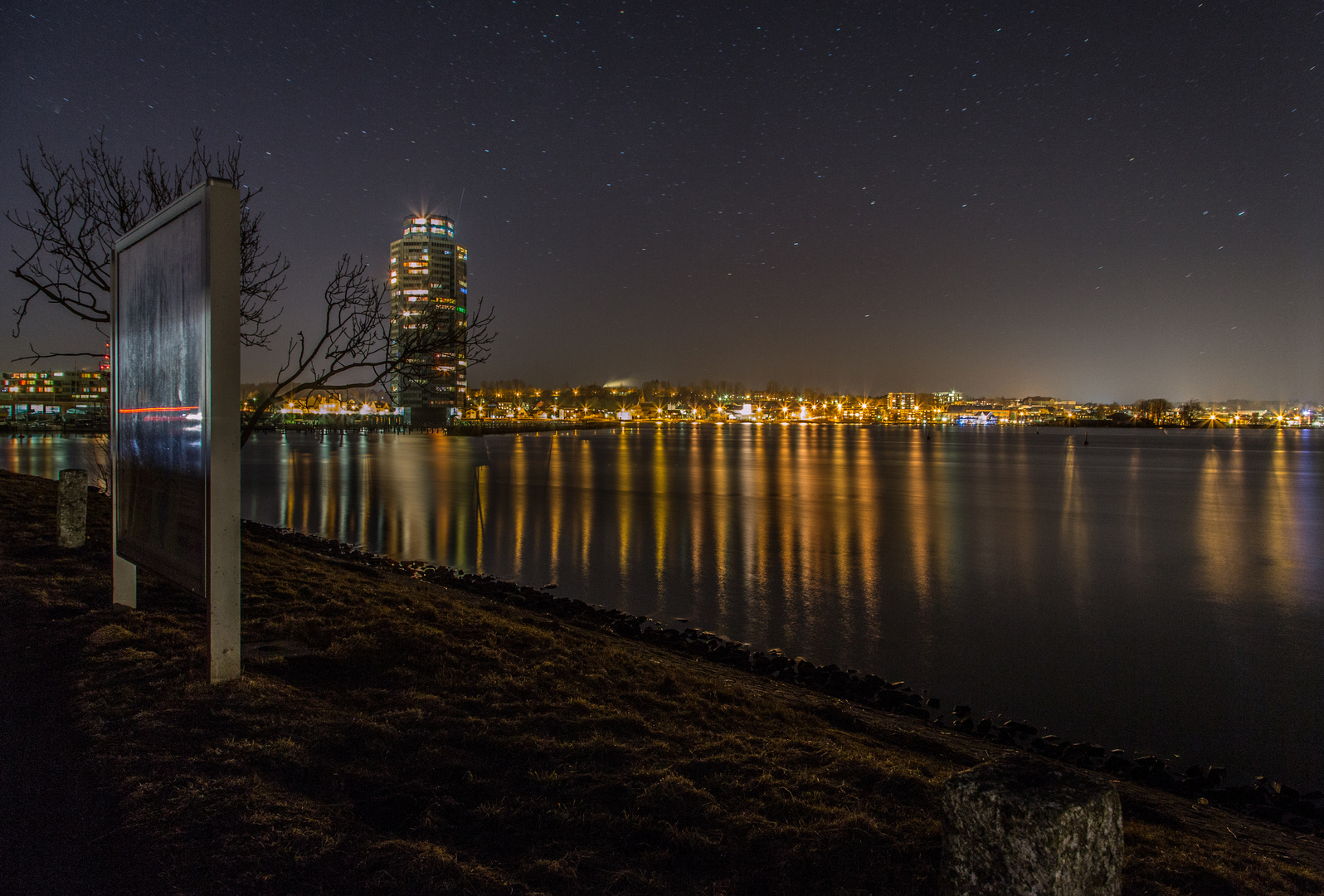 Schleswig bei Nacht