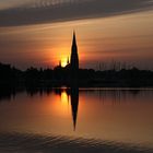 Schleswig Dom, Sonnenaufgang 7:00 Uhr