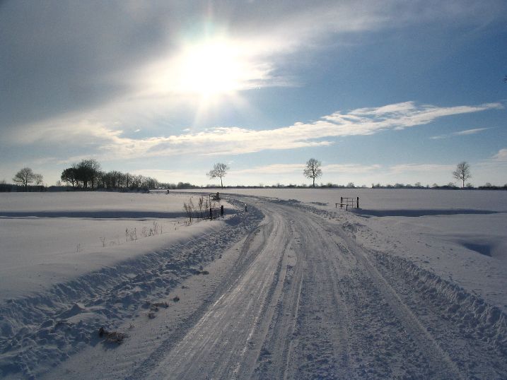 Schleswig Holstein verschneit...