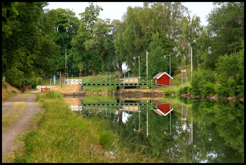 Schleuse am Gota Kanal Schweden
