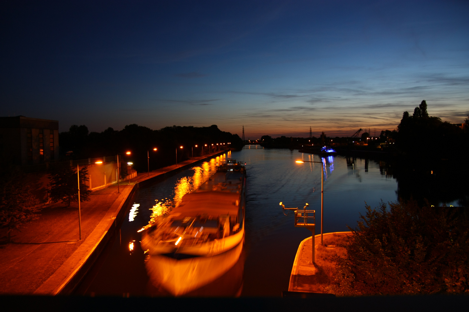 Schleuse am Rhein-Herne-Kanal bei Wanne-Eickel