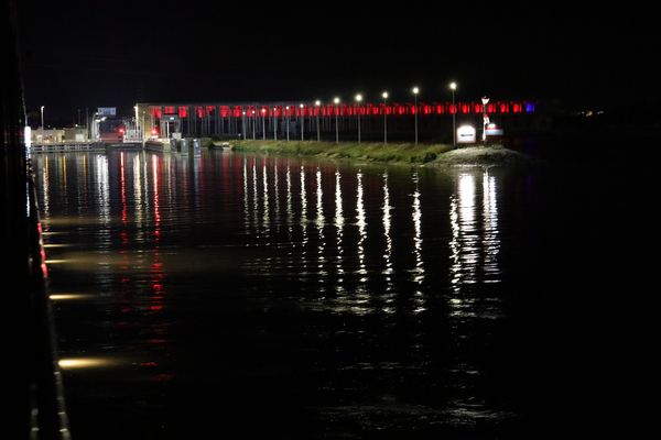 Schleuse auf der Saone 