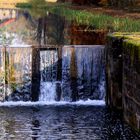 Schleuse bei Pfeifferhütte im Herbst