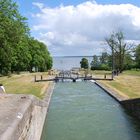 Schleuse im Götakanal bei Berg