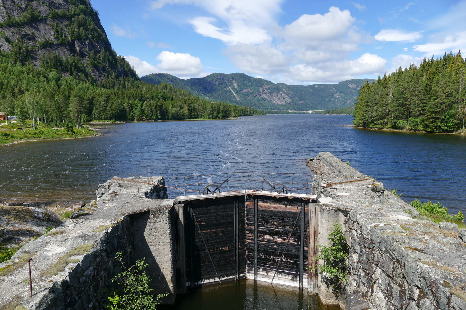 Schleuse in Norwegen