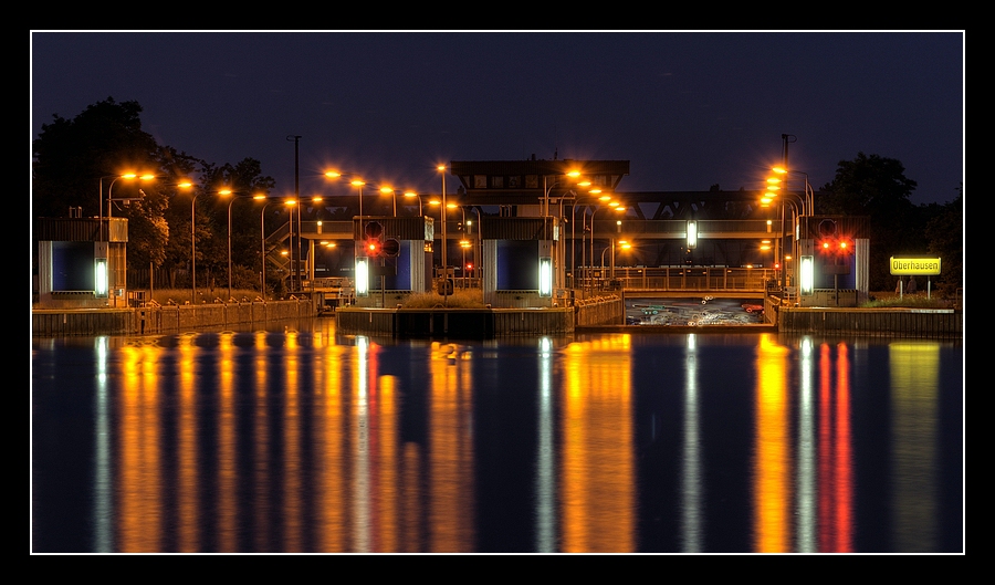 Schleuse in OB-Lirich am Rhein-Hernekanal