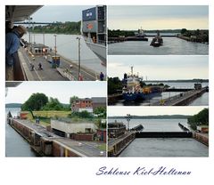 Schleuse Kiel-Holtenau ...