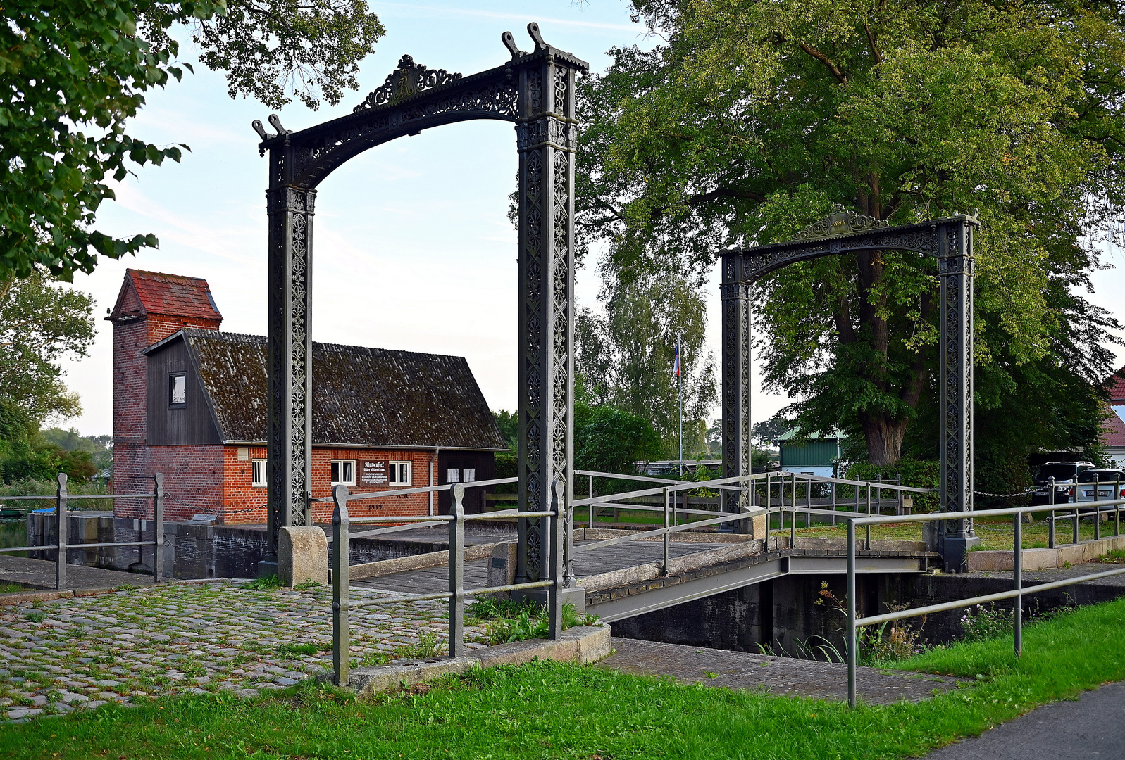 Schleuse Kluvensiek am ehemaligen Eider-Kanal