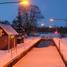 Schleuse Rosenbeck im Winter 2