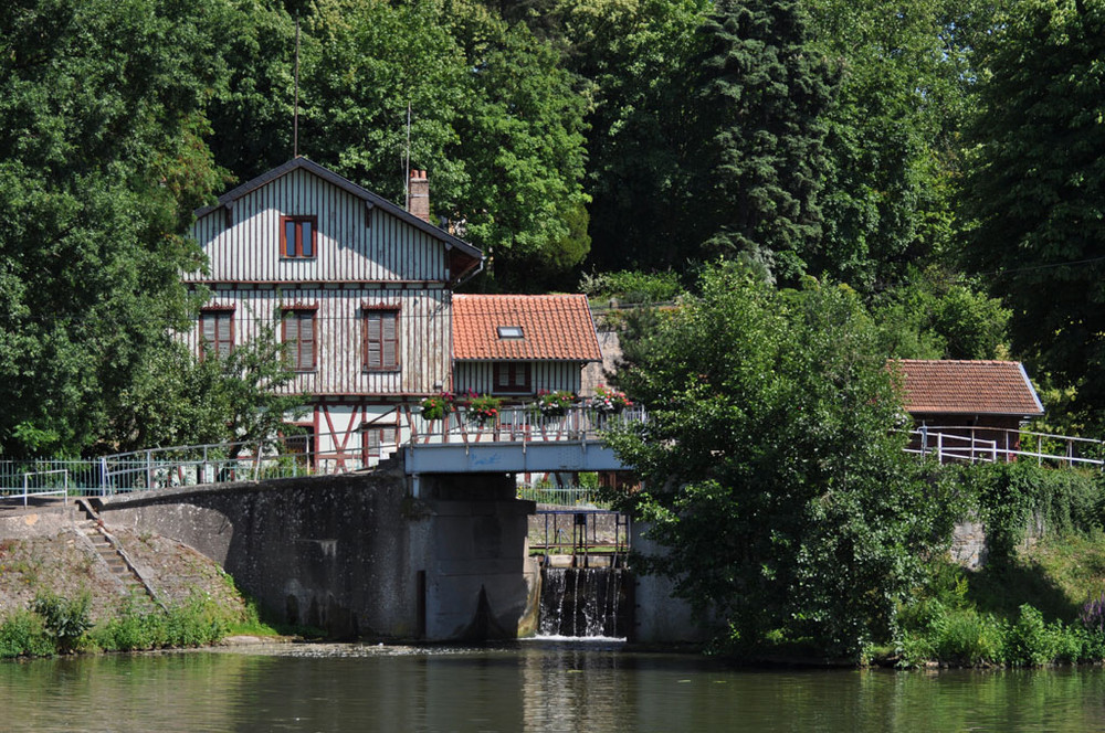 Schleusenanlage in Metz