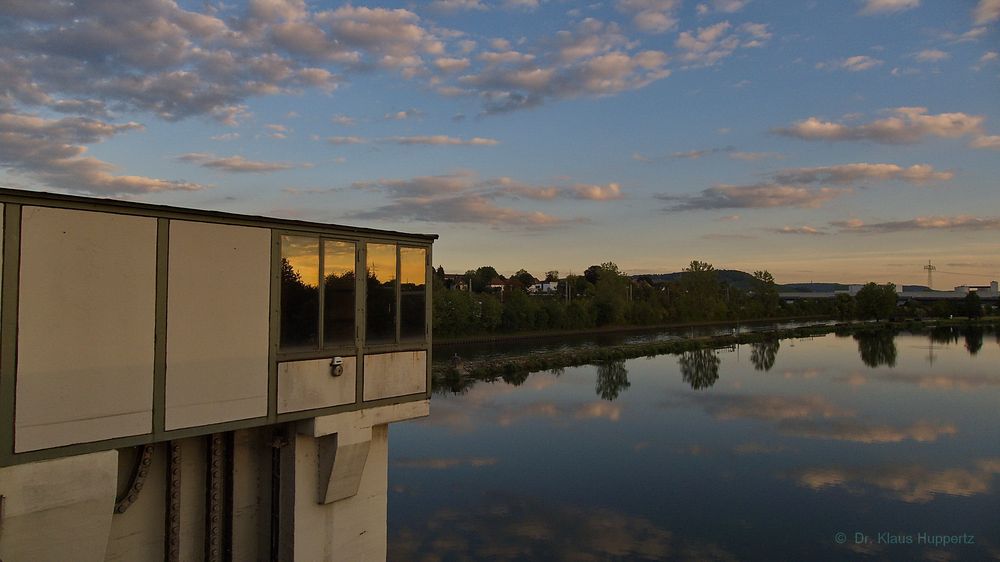 Schleusenbereich bei Neckarsulm