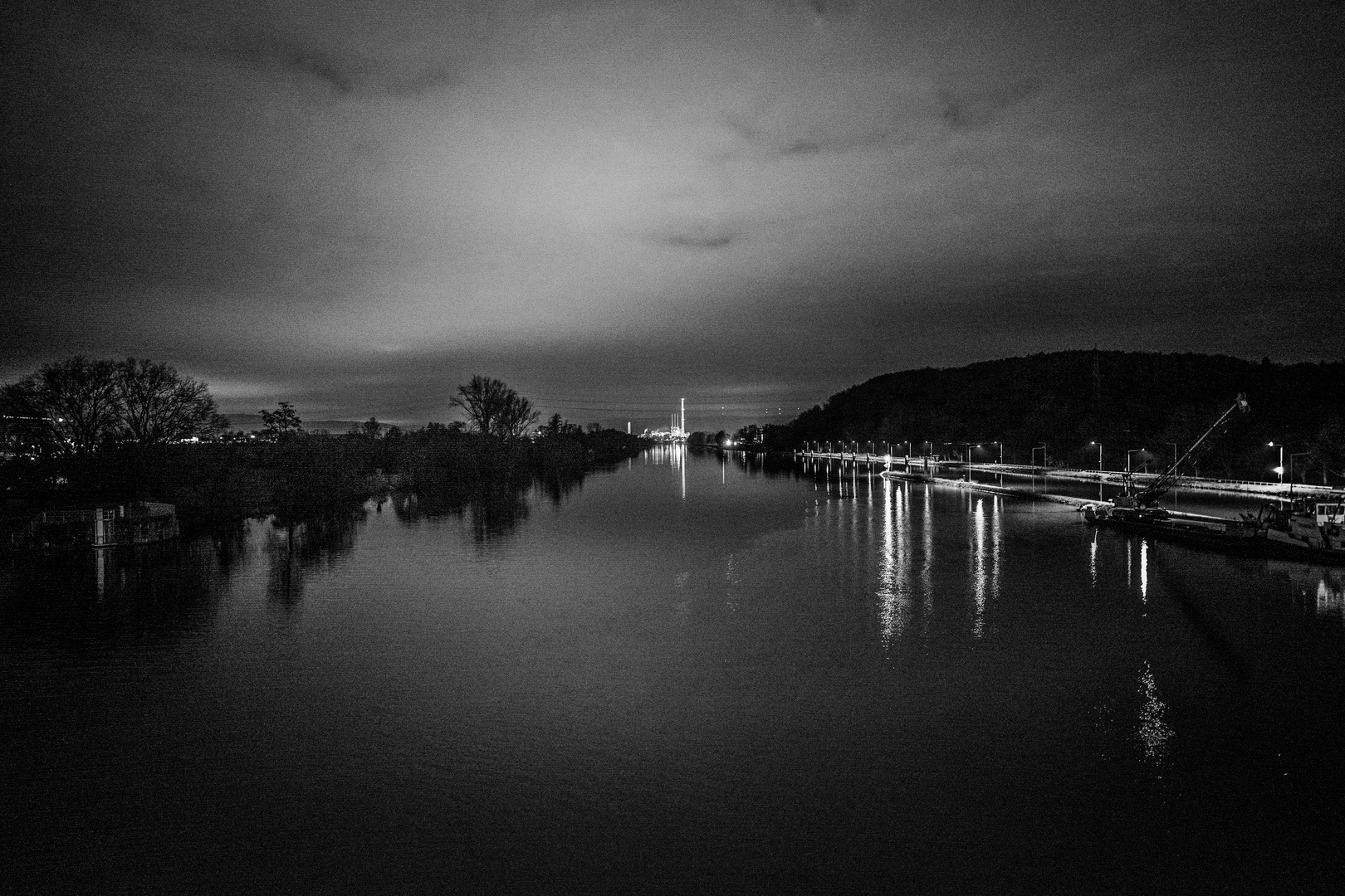 Schleusenblick nach Obernburg