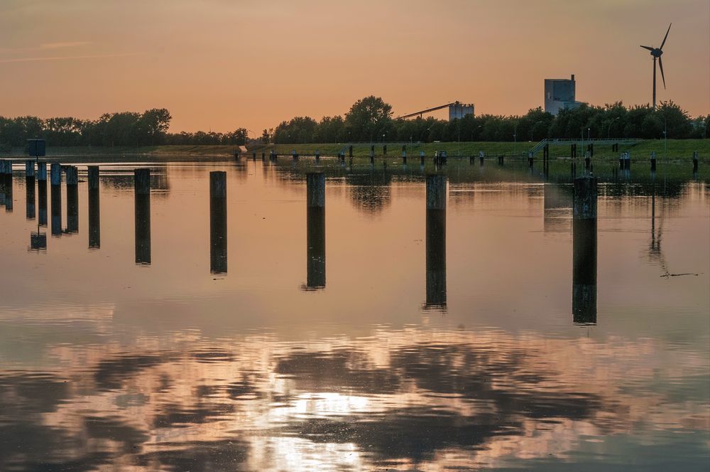 Schleuseneinfahrt Geesthacht