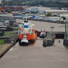 Schleusengang in den Fischereihafen