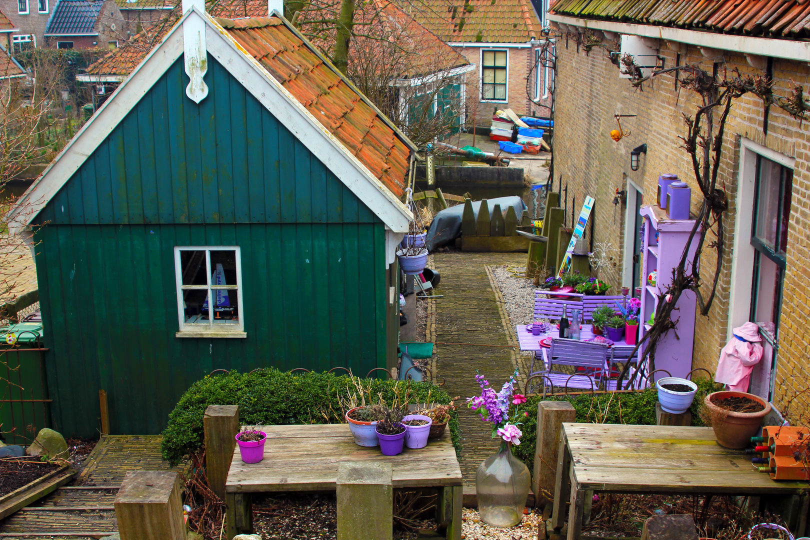 Schleusenwärterhaus in Hindeloopen - Ijsselmeer