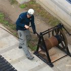 Schleuser an der Schleusentreppe des Rideau Canals