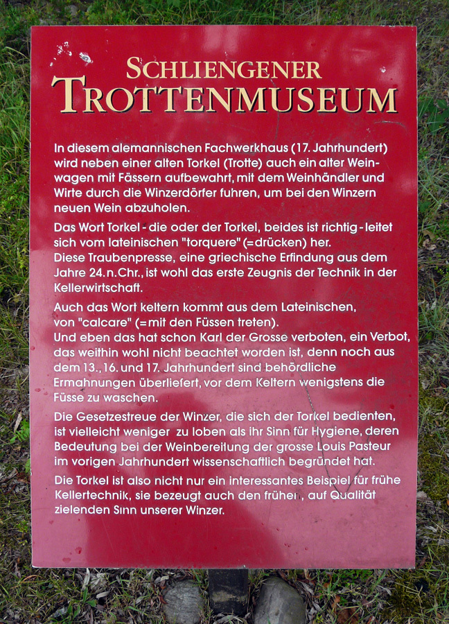 Schliegener Trottenmuseum