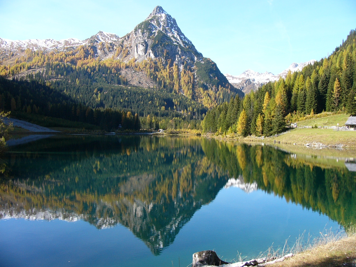 Schlierersee mit Riedingspitz
