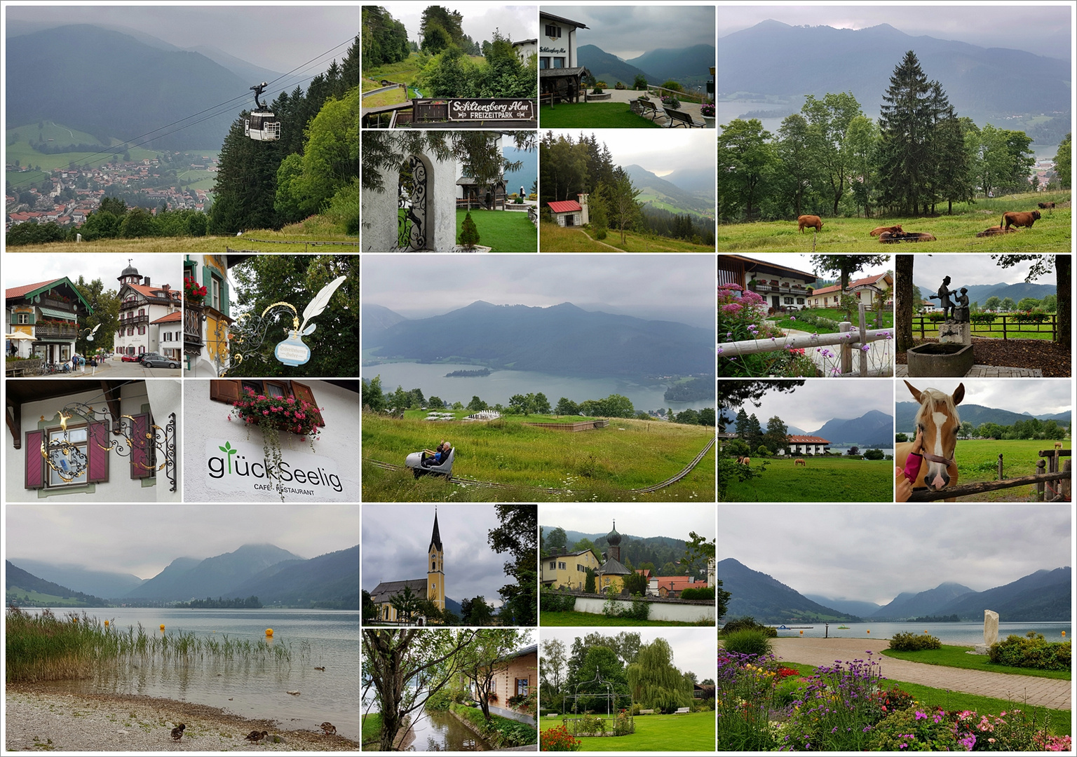 Schliersbergalm-Collage