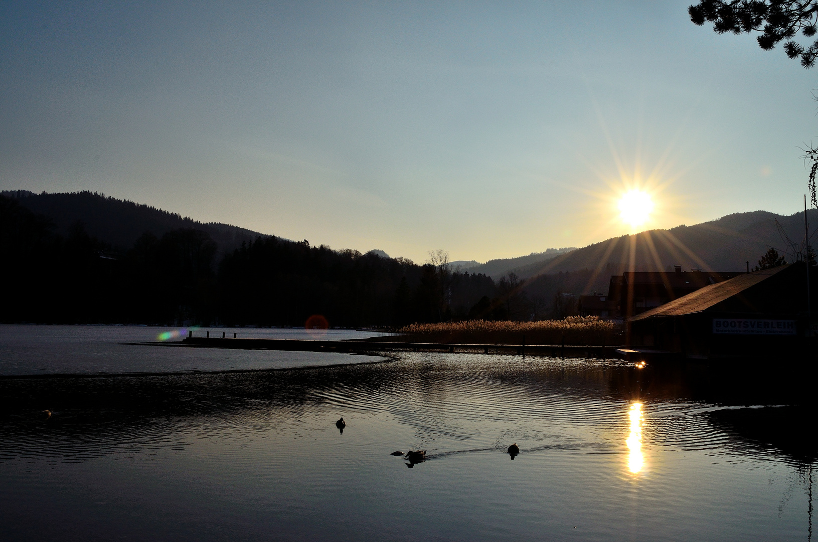 Schliersee bei Sonnenuntergang