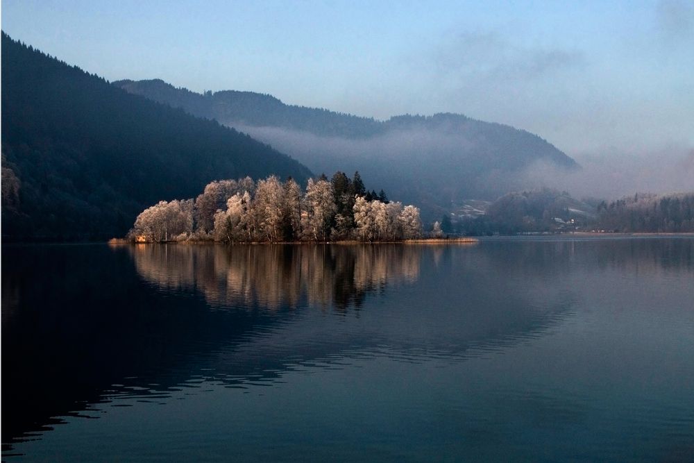 Schliersee im Winterschlaf