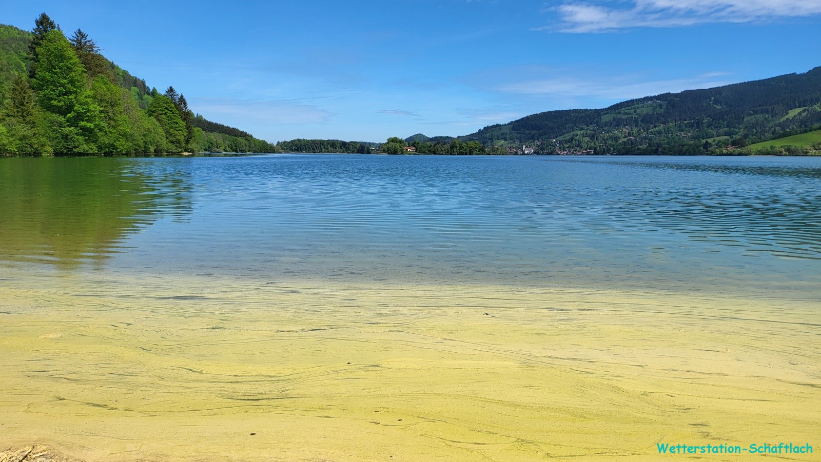 Schliersee in den Farben der Ukraine