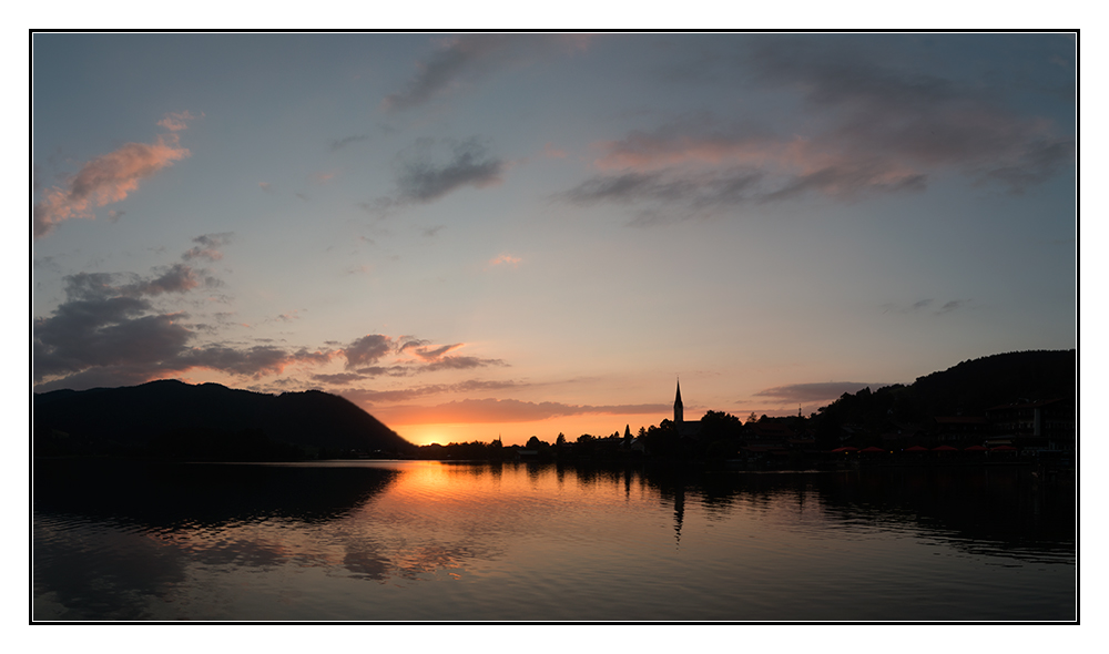 Schlierseer Abendpanorama