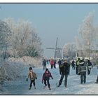 Schlitschu laufen in Holland