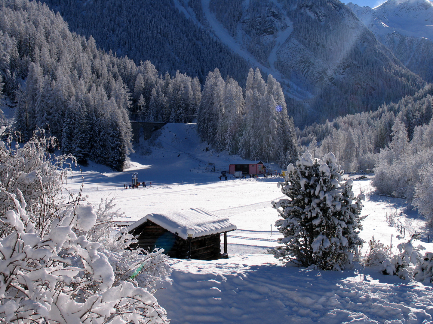 Schlittenbahn Bergün