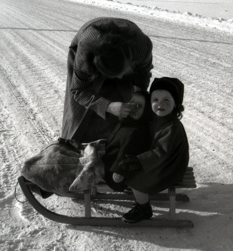 Schlittenfahrt 1952/53