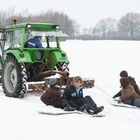 Schlittenfahrt auf Kisdorfer Art