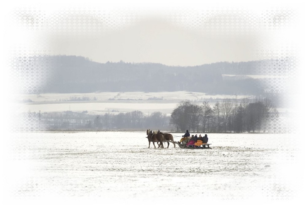 Schlittenfahrt