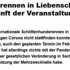 Schlittenhunderennen in Liebenscheid fällt 2023 aus