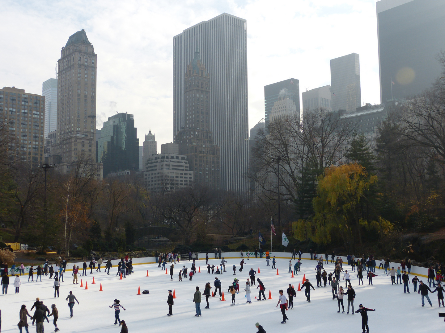 Schlittschuhlaufen im Central Park