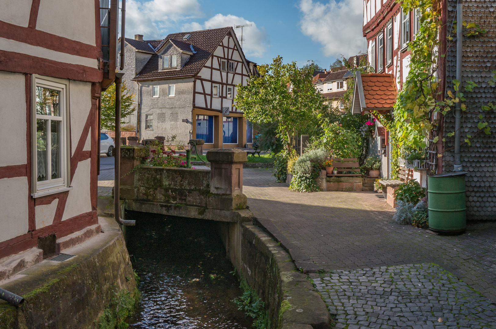 Schlitz an der Schlitz Foto & Bild architektur, landschaft, bach